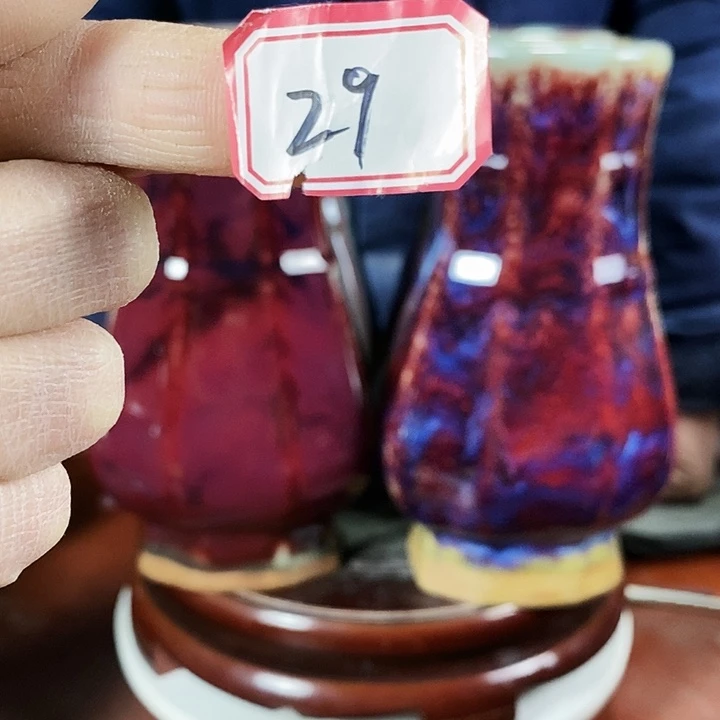 阳***射尚峰钧窑作品玉壶春