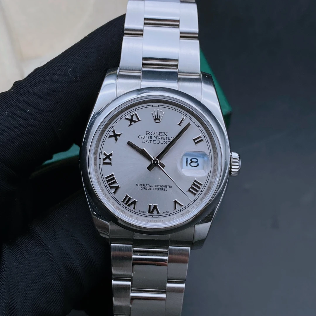 99新 Rolex/劳力士 日志116200/银盘/机械男表/表径36mm