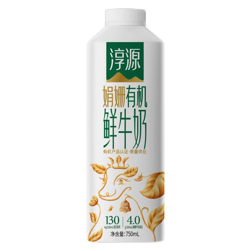 天友 淳源娟姗有机鲜牛奶 750ml