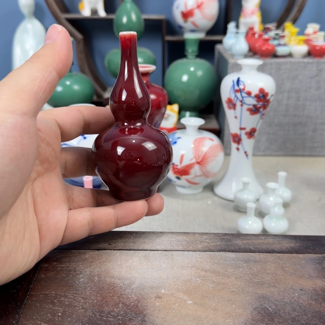 陶瓷手工小花器摆件