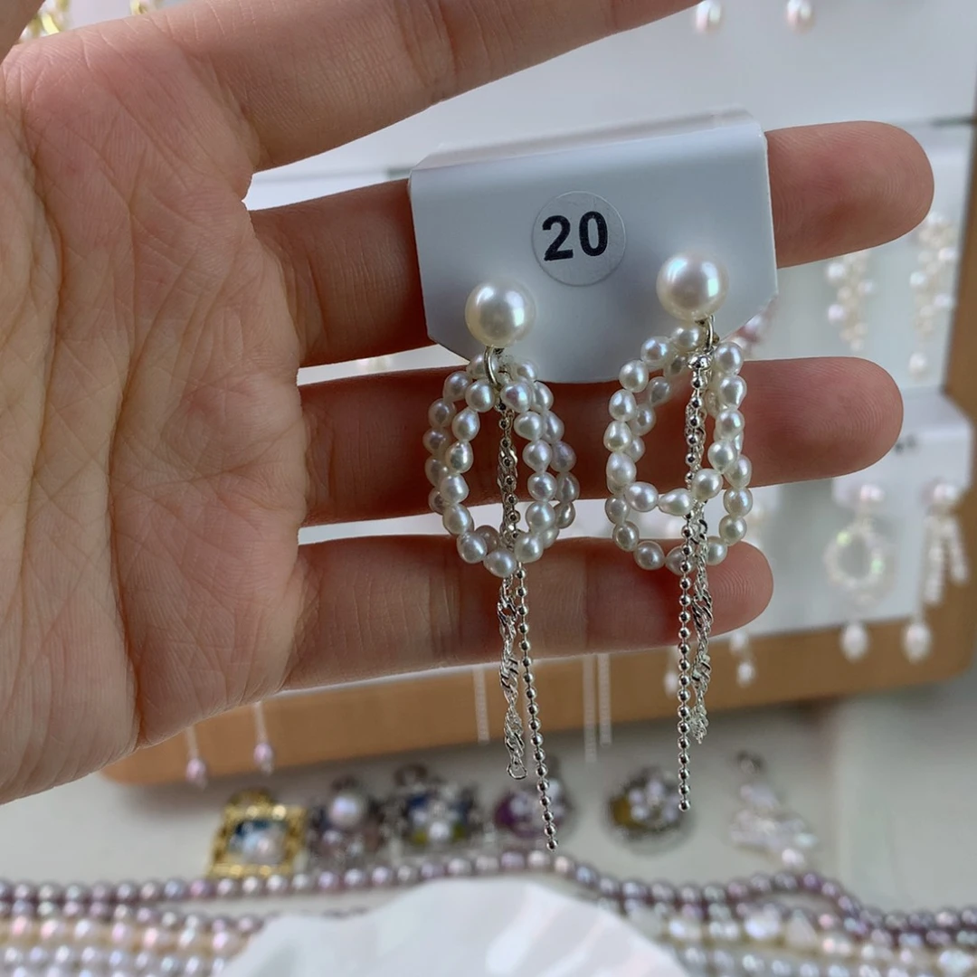 未镶嵌耳饰淡水珍珠