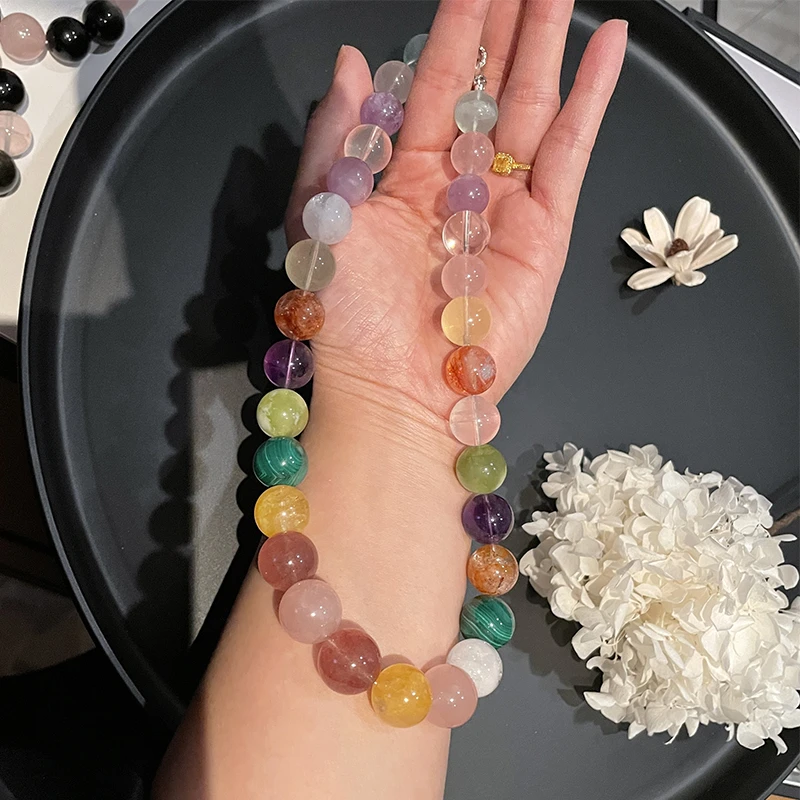 水晶多宝项链 多样性发其一