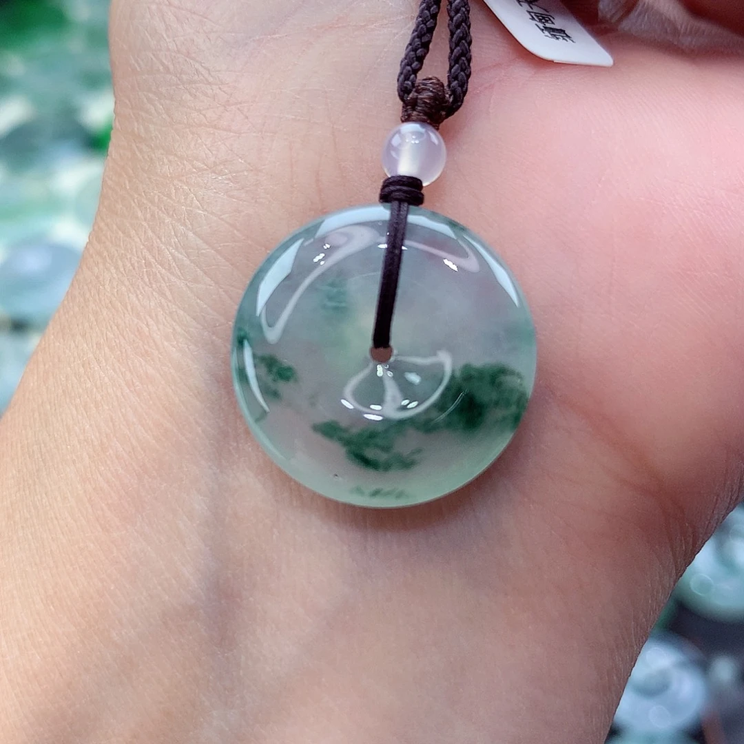 颈饰未镶嵌翡翠编号8尺寸20.2-5.2