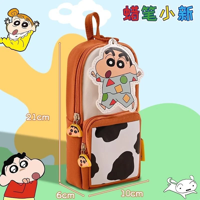 正版蜡笔小新书包笔袋