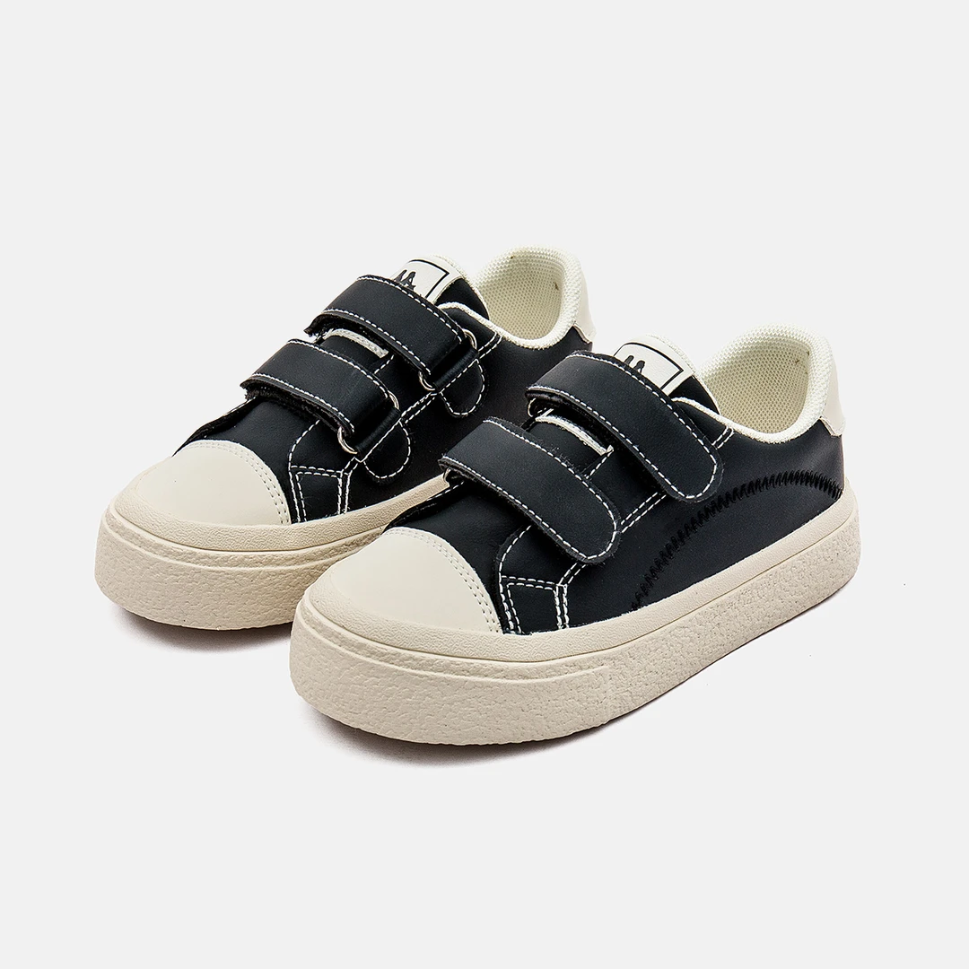 Kappa Kids卡帕儿童魔术贴轻便休闲鞋春秋季新款男女童软底板鞋子