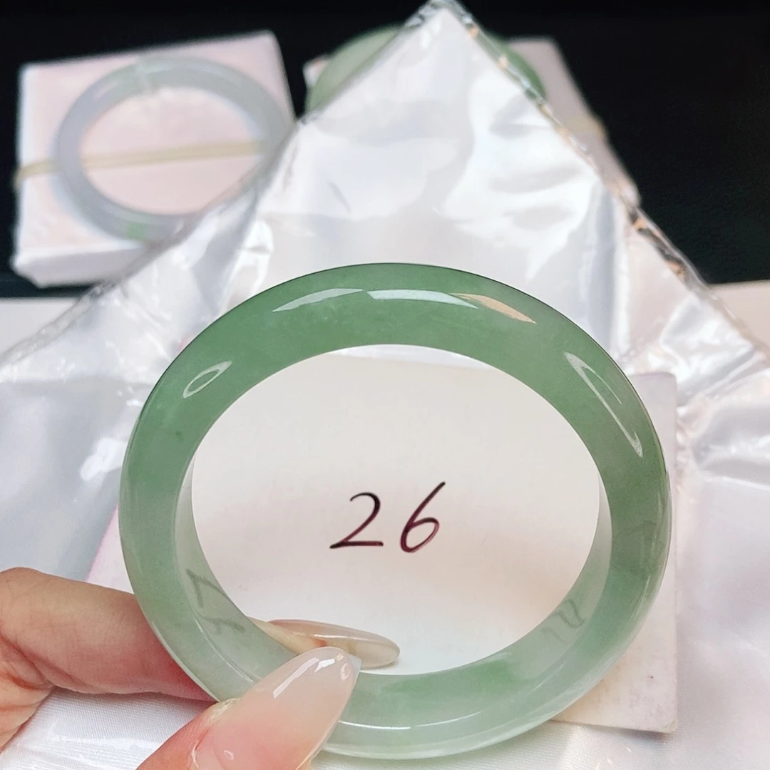 未镶嵌手镯翡翠正圈53.9