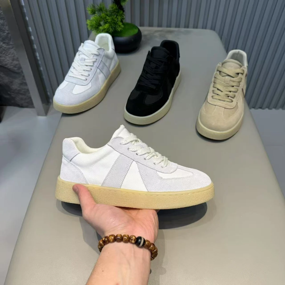 低帮透气厚底休闲系带布鞋简约纯色小白鞋时尚百搭舒适鞋 TT5517