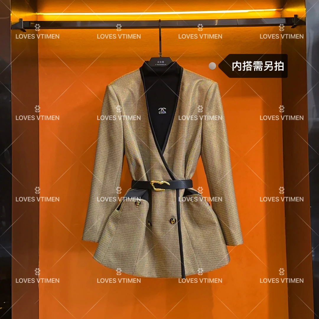 【宠粉价】设计师款高级感赫本风显瘦外套LOVES-A1077