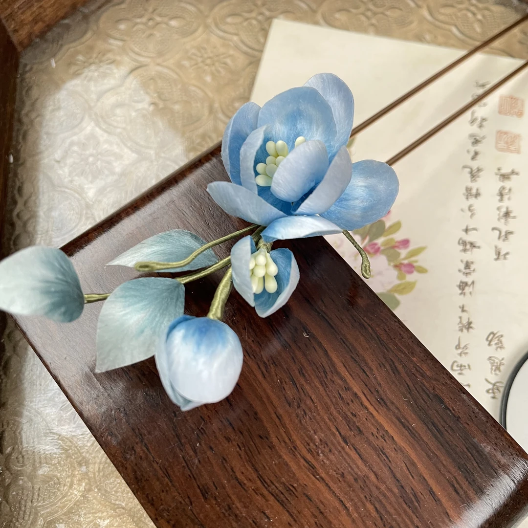 孤品原创纯手工非遗绒花--多样性发货B-2001