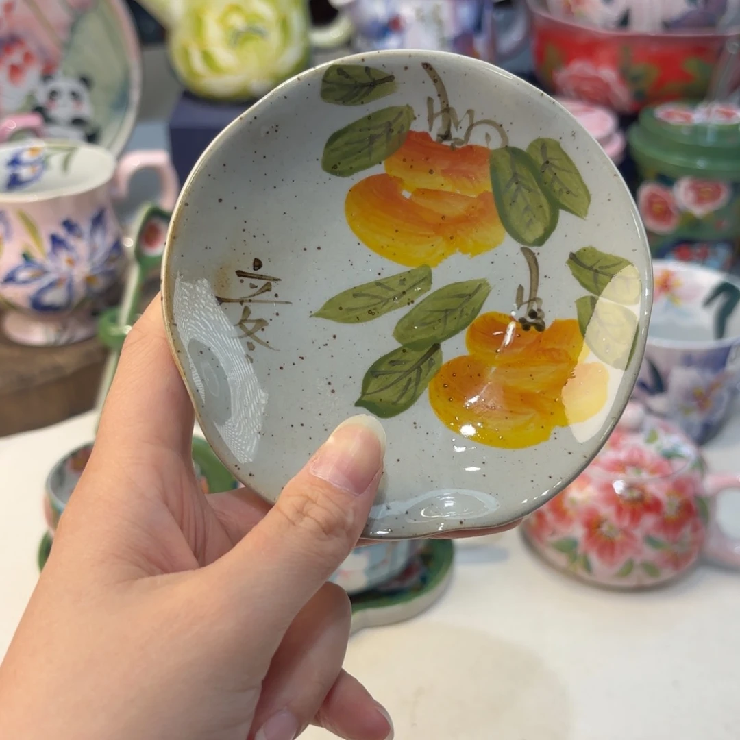 瓷片景德镇手绘高温釉下彩陶瓷茶具