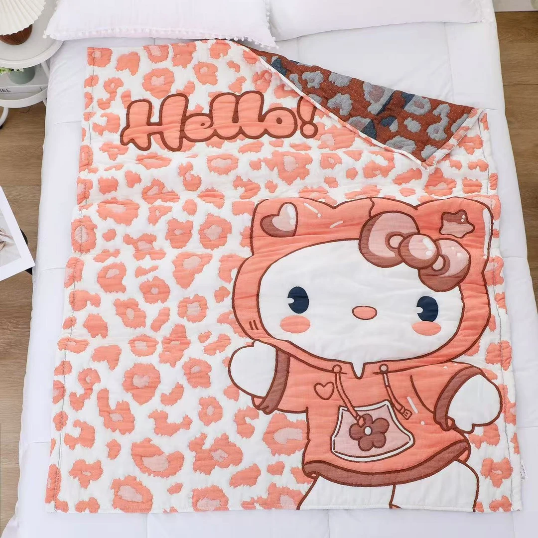 【kitty猫】【120✖️150】多层纱布泡芙被，柔软透气亲肤