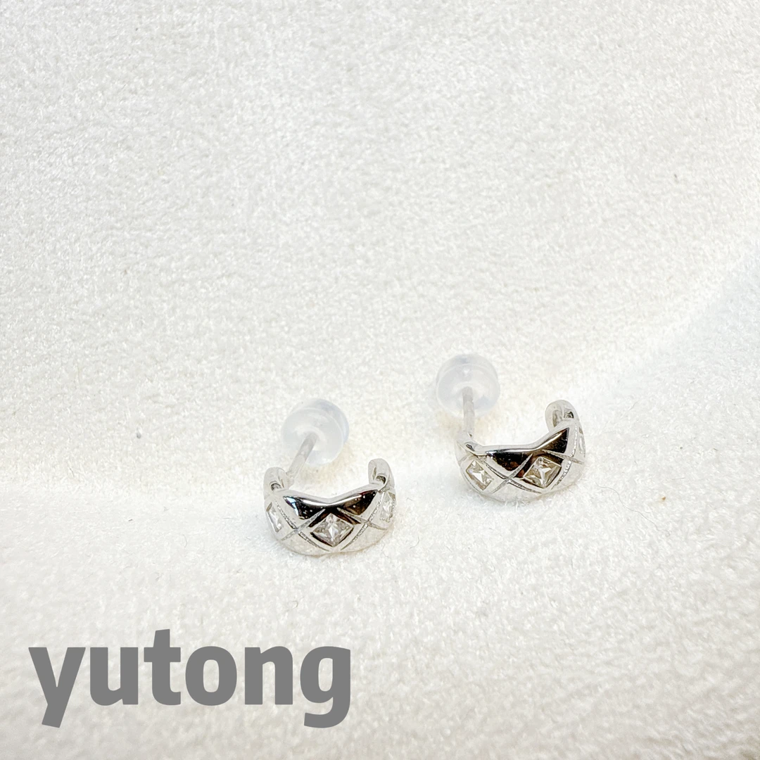 925银合成锆石耳饰 【雨桐轻奢饰品】设计款耳环YT02641