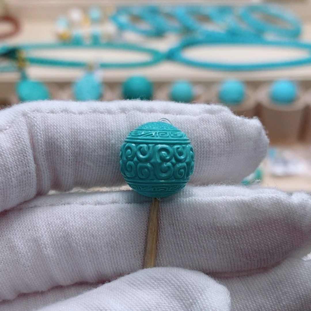 绿松石珠宝奇石未镶嵌