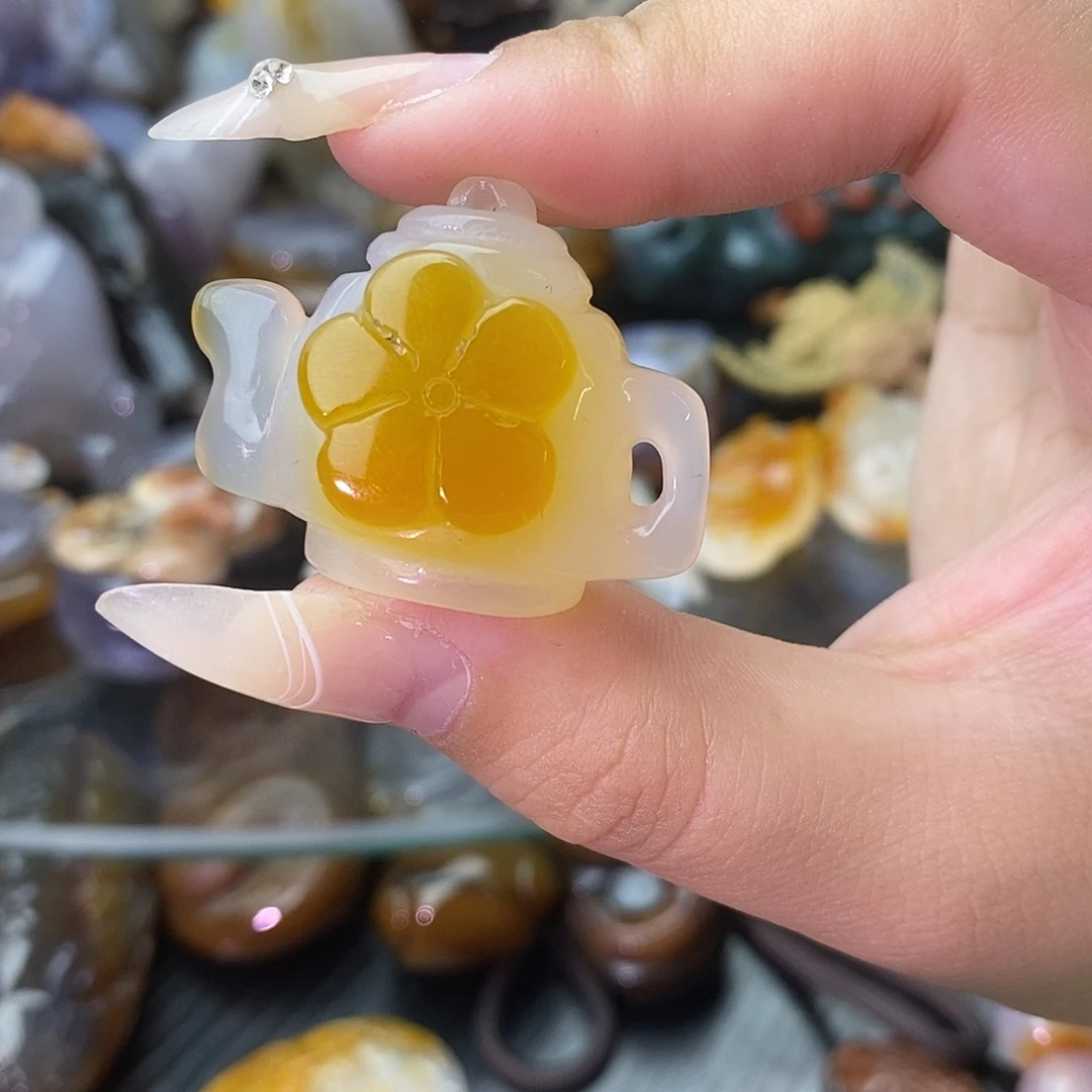 玛瑙/玉髓未镶嵌颈饰