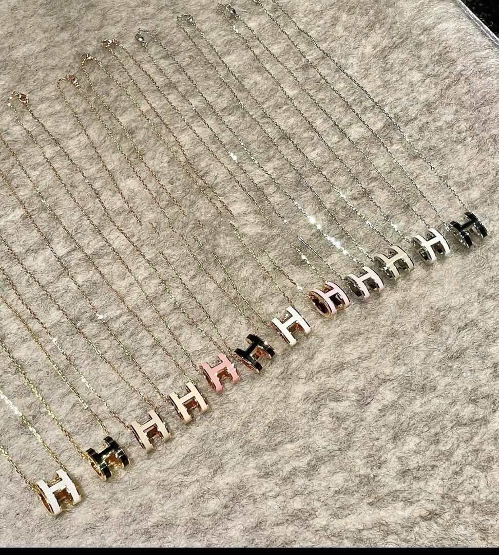 钛钢项链 钛钢大号h项链 高级定制系列 链长40+6cm