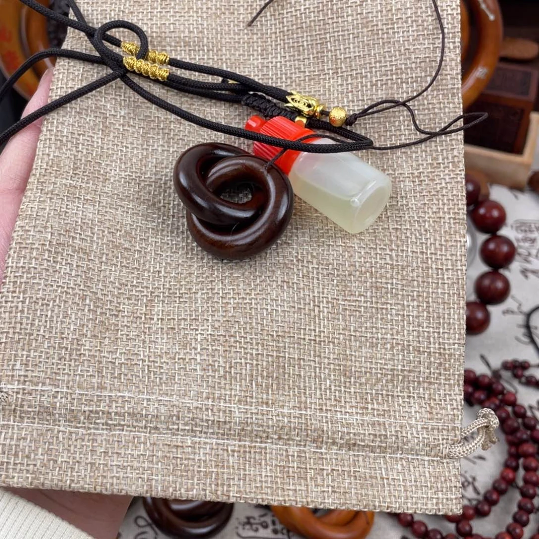 木枣木保真玉化1.5刻六七星四件套