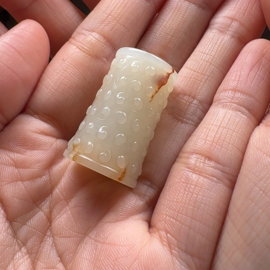 和田玉颈饰未镶嵌心**成