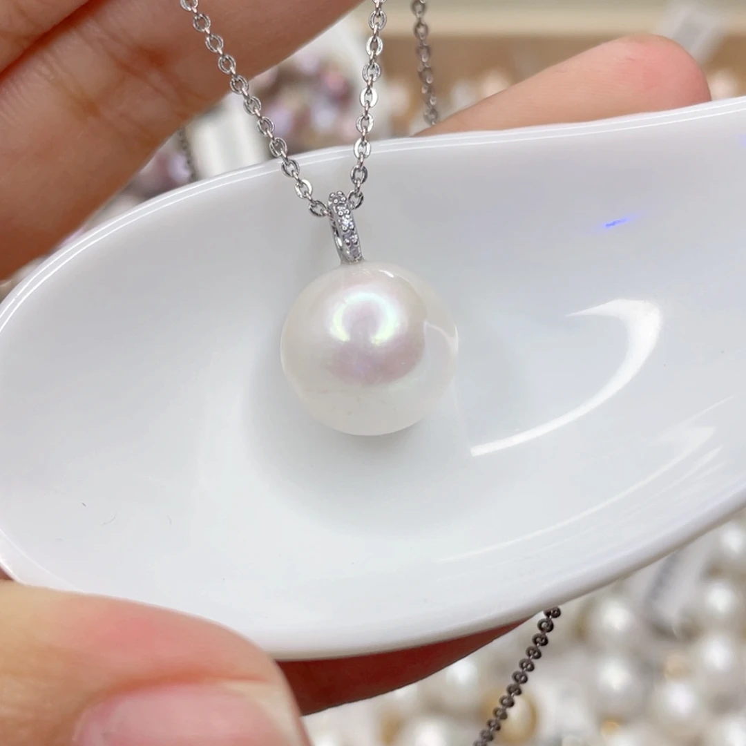 淡水珍珠未镶嵌吊坠(赠链)