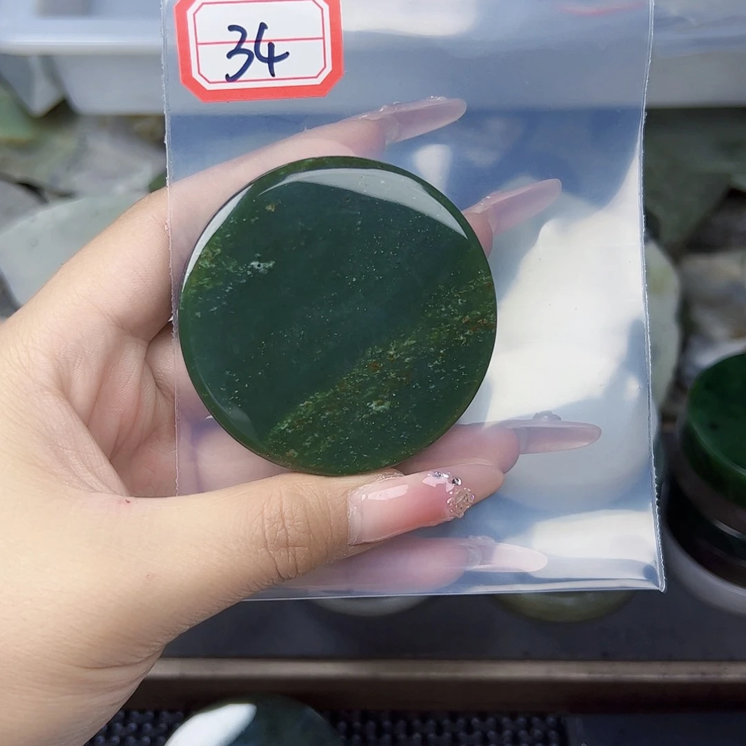 和田玉珠宝半成品未镶嵌