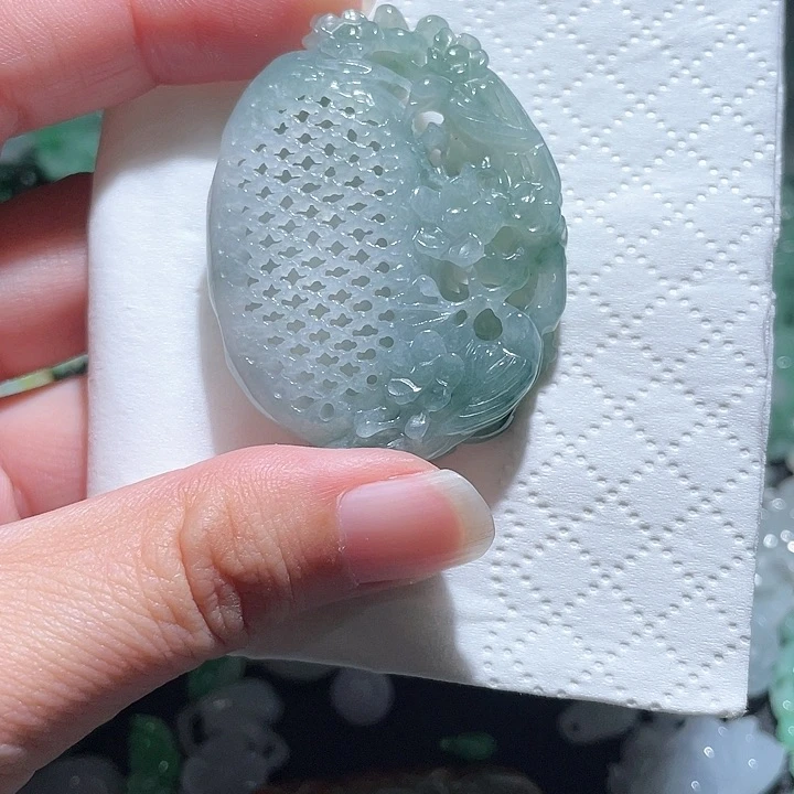 颈饰未镶嵌翡翠天