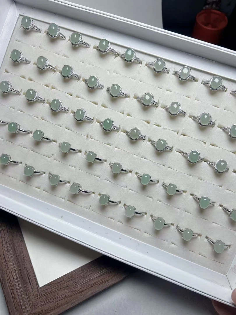 1277  东陵玉戒指精美百搭【随机发出】（多样性发其一）