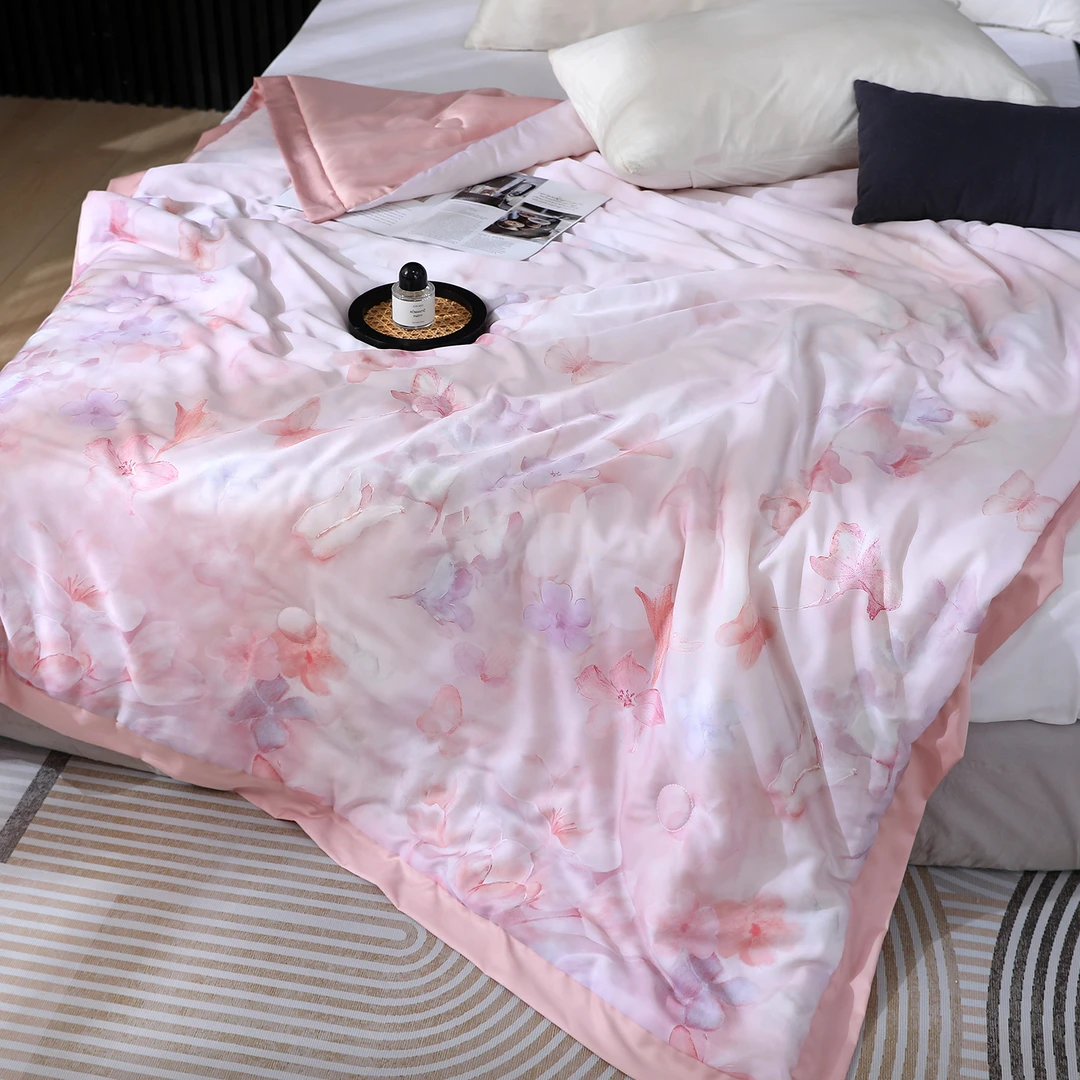 【维多利】 200*230cm蚕丝抗菌铂金天丝夏被