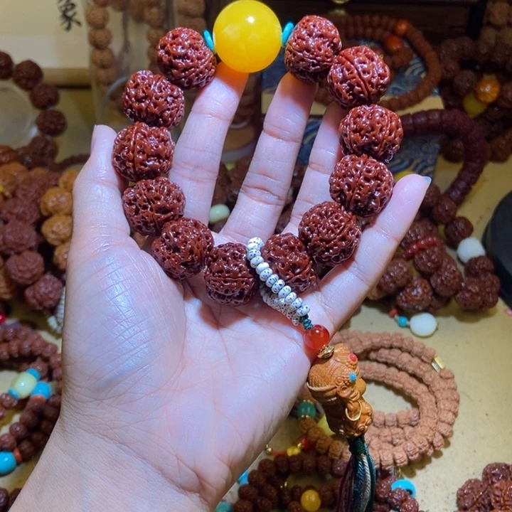 金刚菩提手串25玉化