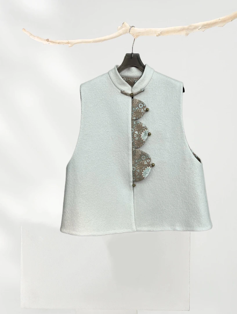 【奥兰多多&杨子家轻奢定制】两面穿马甲25838