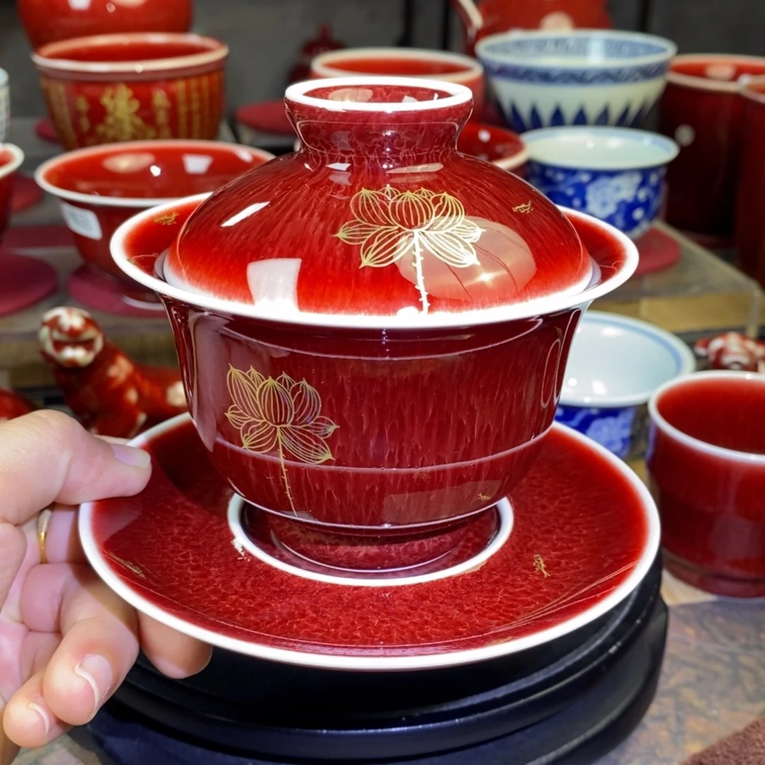 【闪购商品】景德镇名陶坊原矿郎红