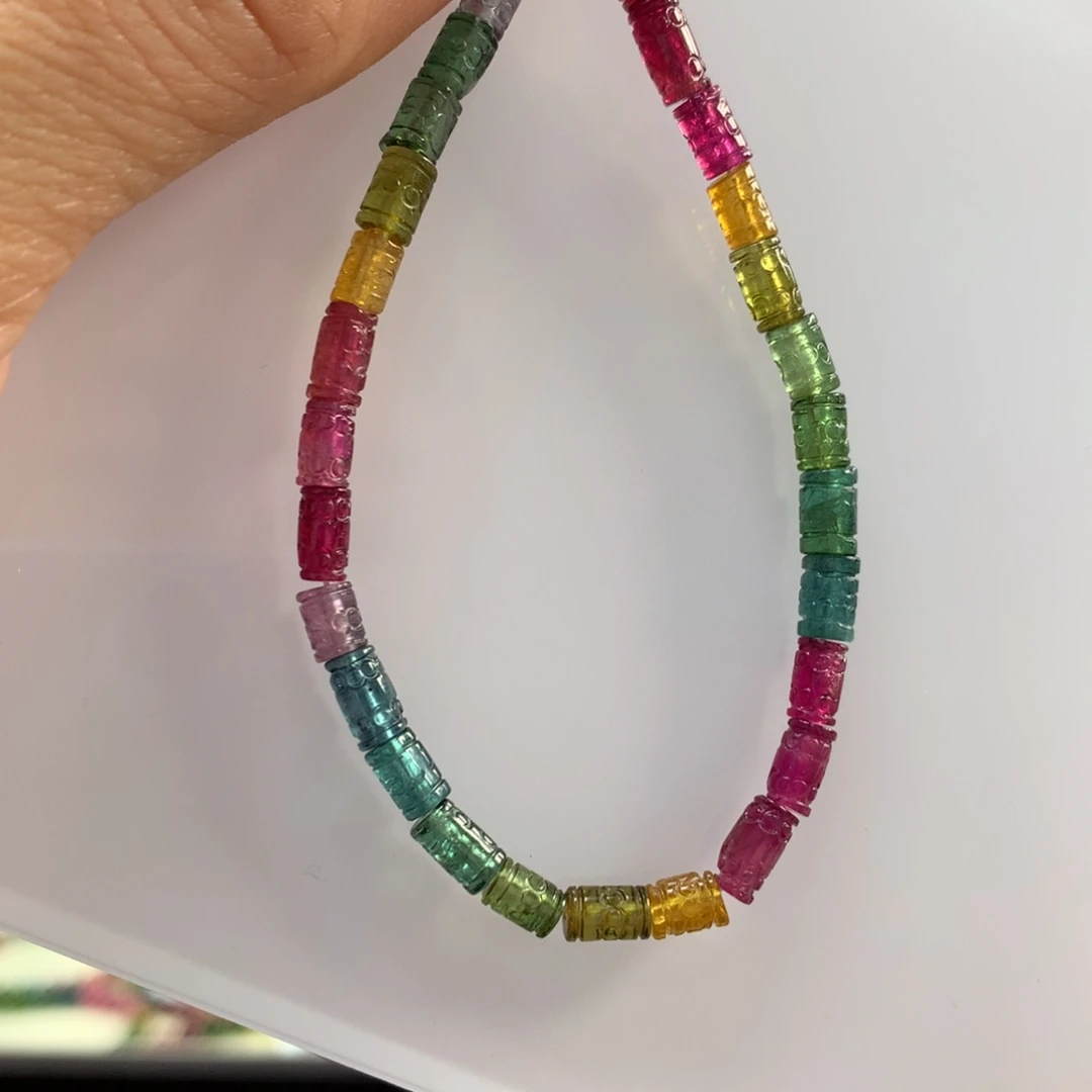 未镶嵌碧玺手链手链