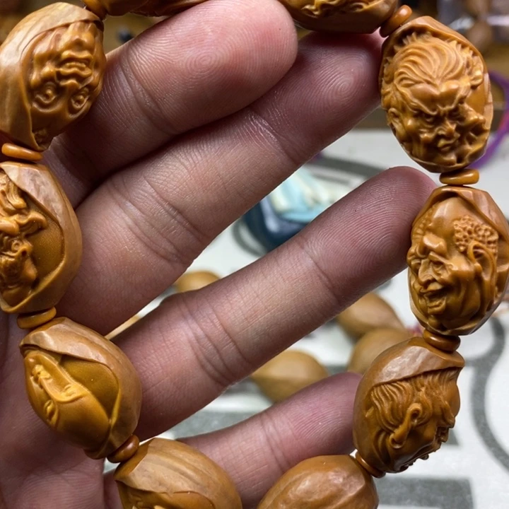 橄榄核手串/手链橄榄核雕工艺手串