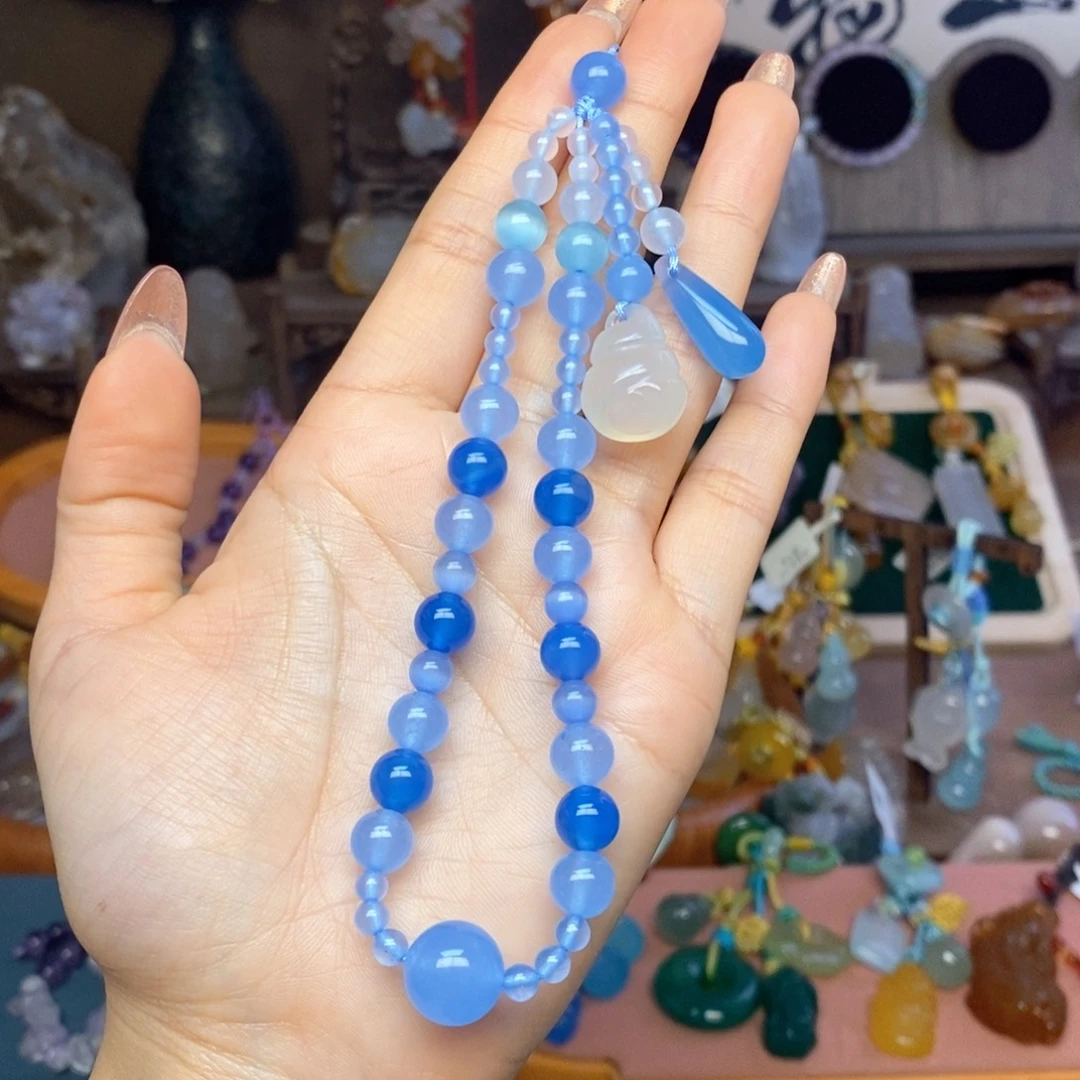 玛瑙/玉髓未镶嵌颈饰挂件