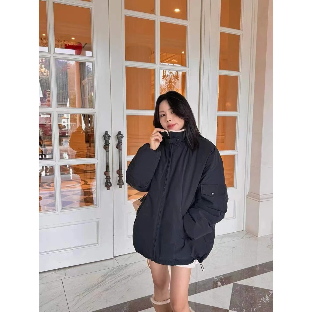 【仙仙推荐】李允珍Liyunzhen毛毛拼接派克羽绒服6352