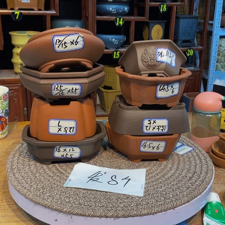 紫砂花盆紫砂花盆