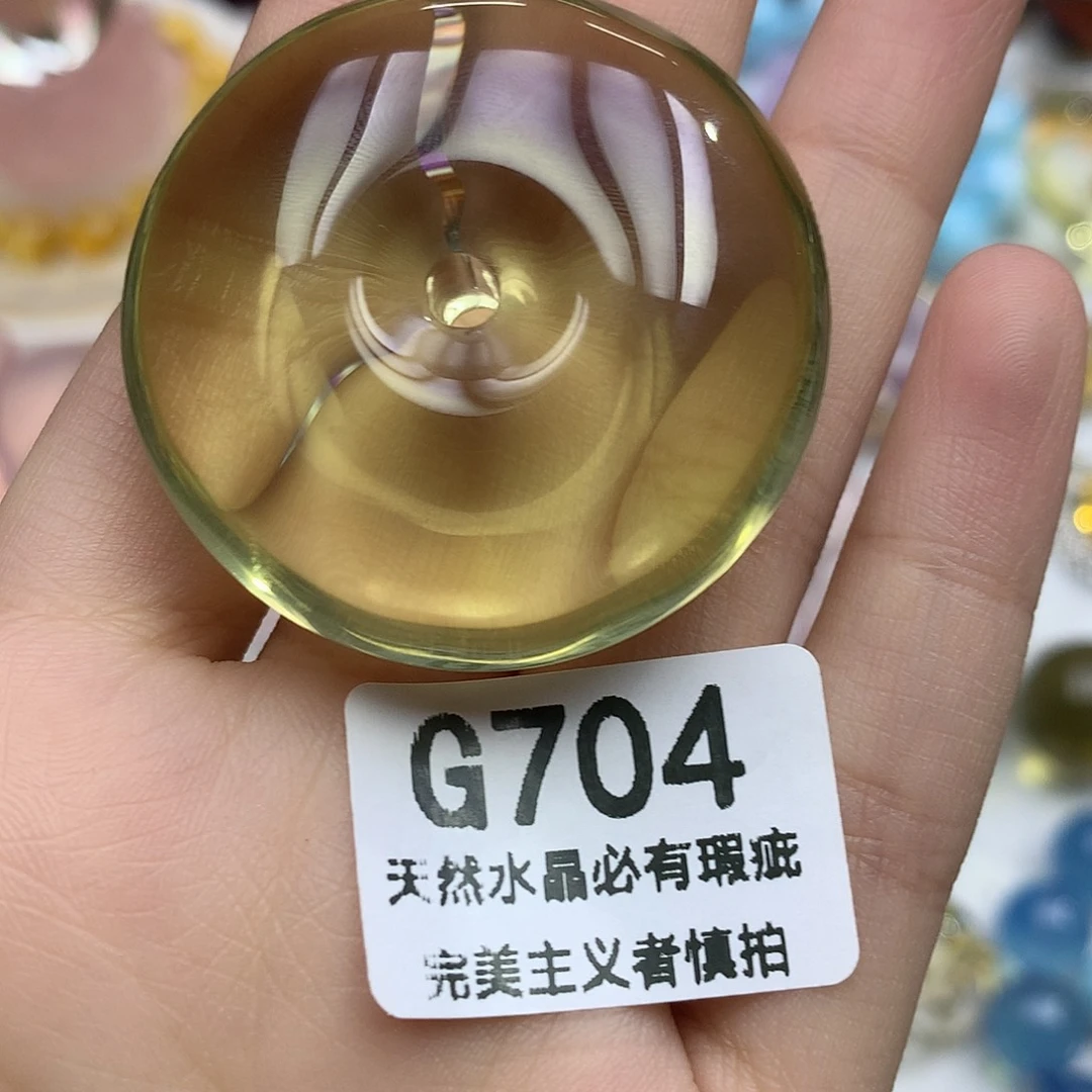 祝****未镶嵌珠宝半成品水晶吊坠