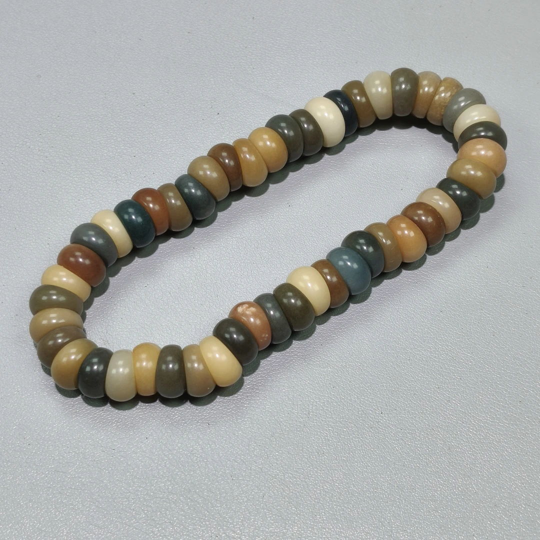 P30 敦煌菩提蒜瓣大肠卡0.9单圈手串