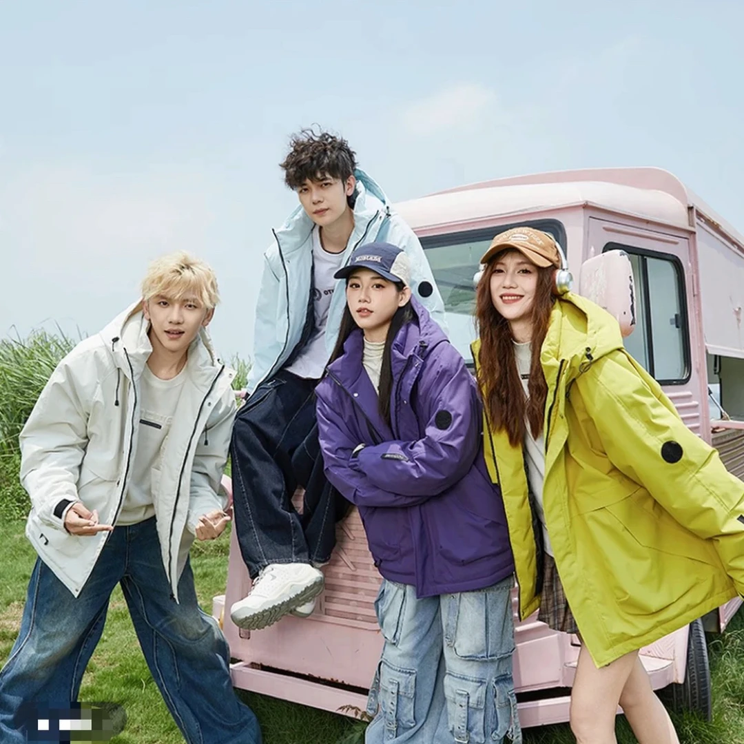 ACTLEEL美洲户外情侣同款棉服户外运动休闲防水防风登山棉服