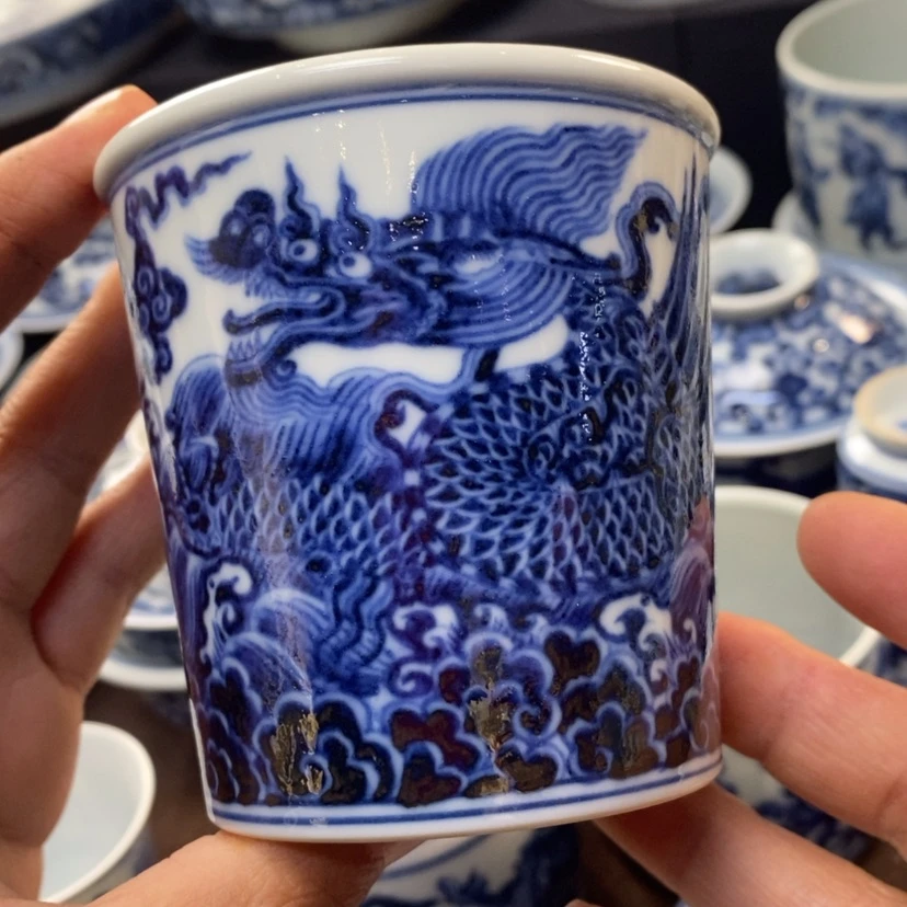 【闪购商品】景德镇青花主人杯