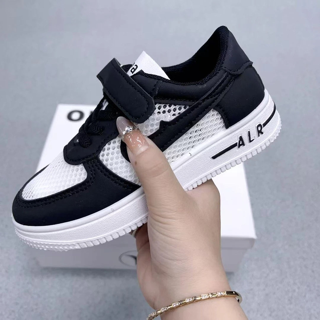 小黄鸭单网2108童鞋潮童春季软底男童女童小板鞋休闲百搭