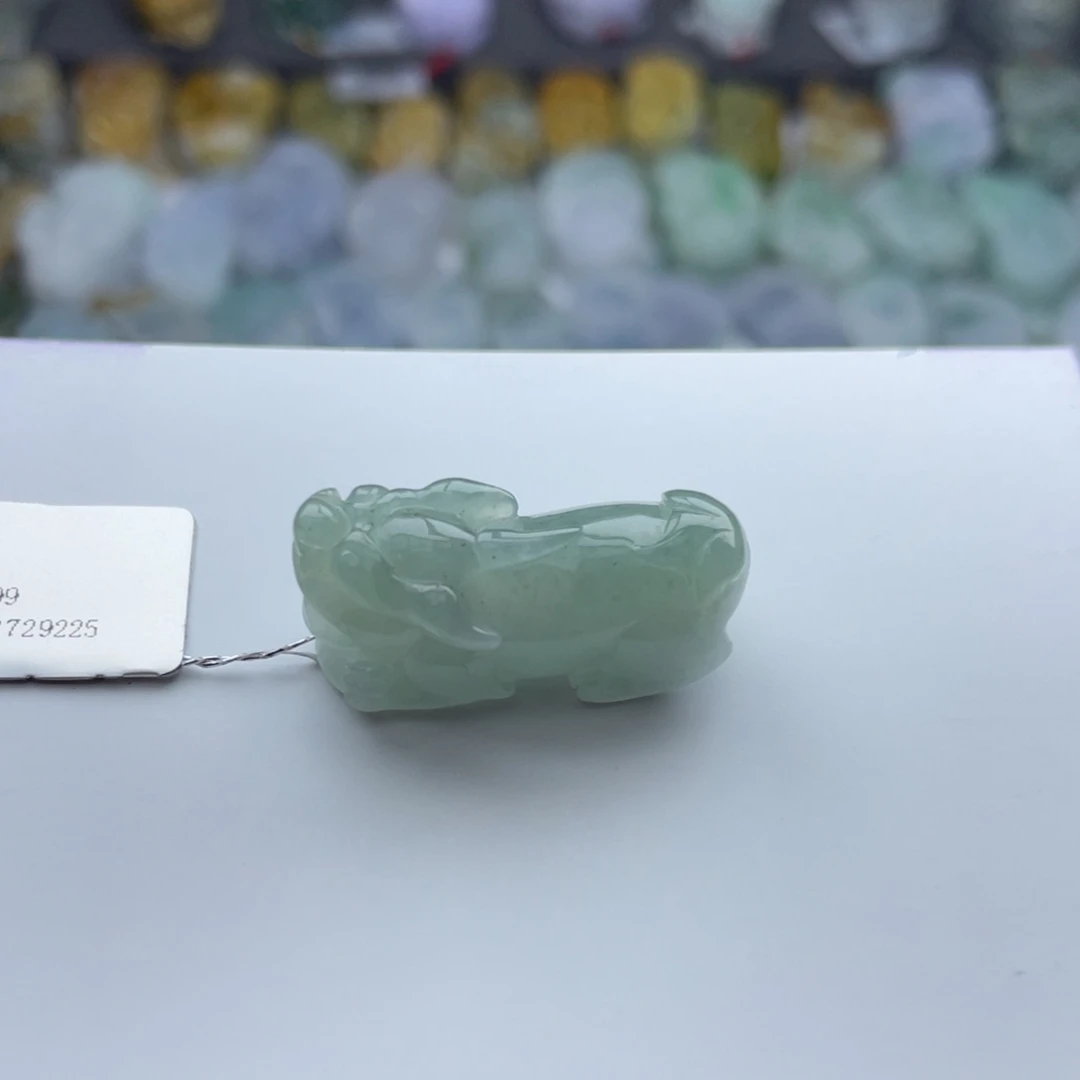 翡翠颈饰未镶嵌貔貅