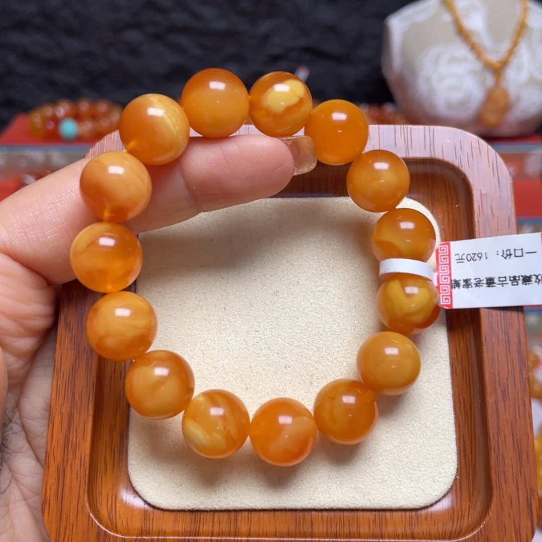 蜜蜡未镶嵌手链手串