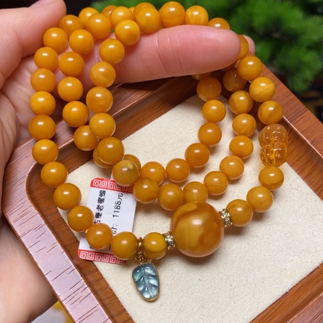 【闪购商品】手链蜜蜡未镶嵌手串