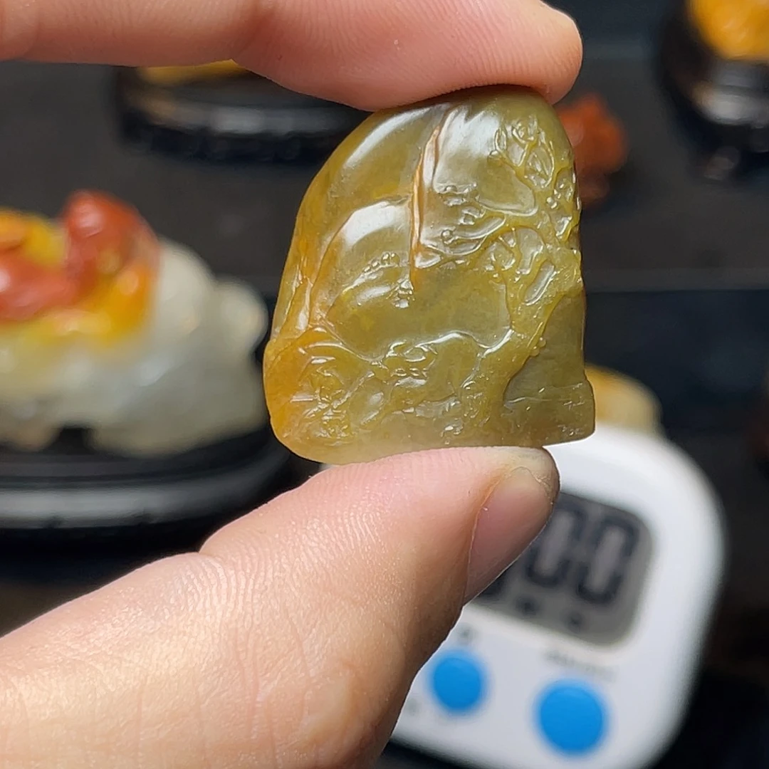 寿山石用****7定制寿山石田黄石不退不换