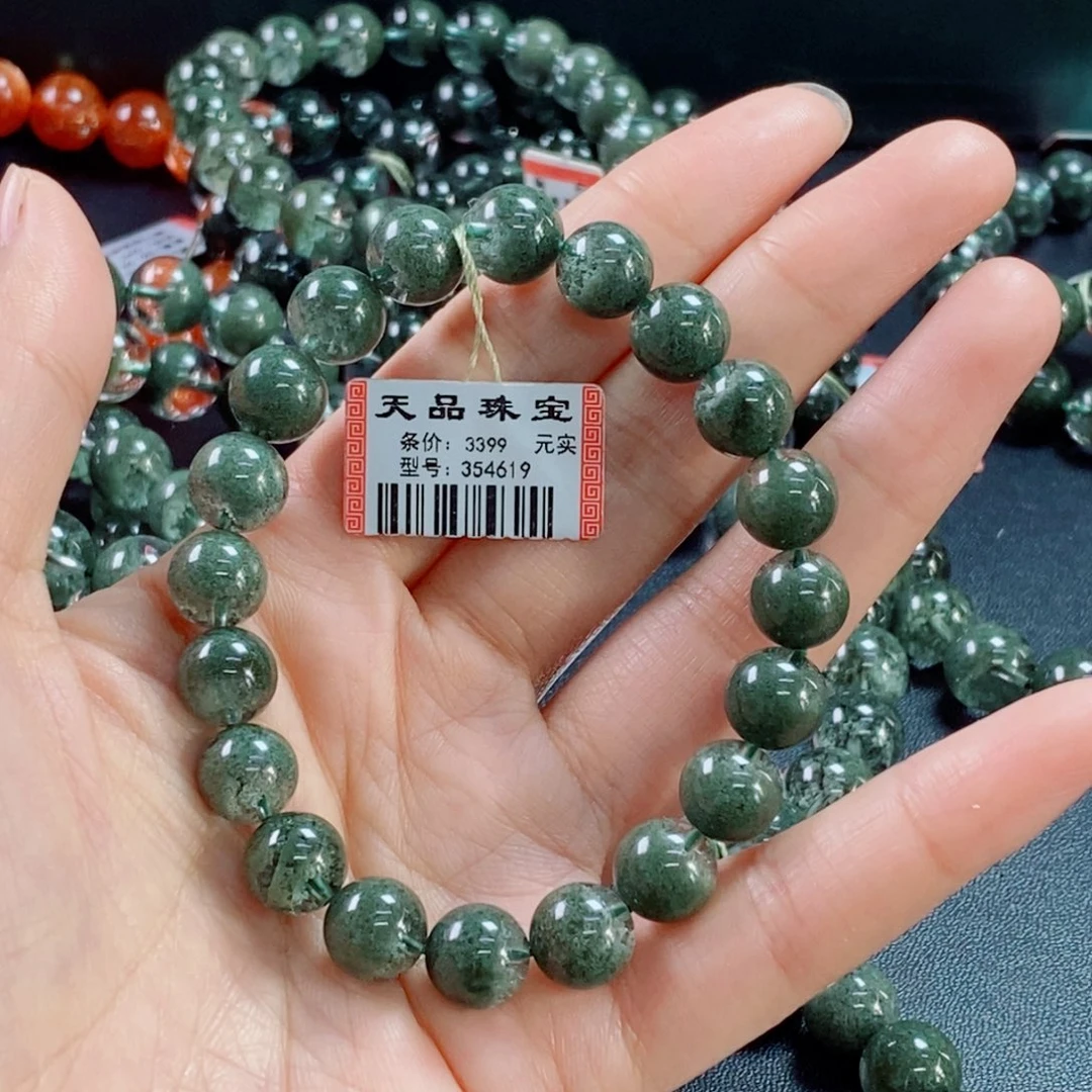 水晶未镶嵌手链绿幽灵354619