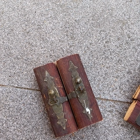 香榧木我**民2个孤品木雕20