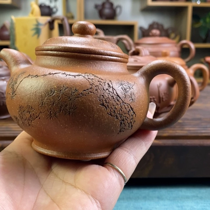 肩***膀原矿紫砂壶系列产品