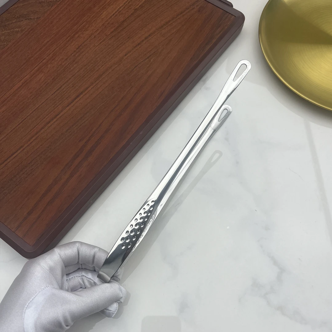 不锈钢韩式烤肉夹户外家用加长烧烤