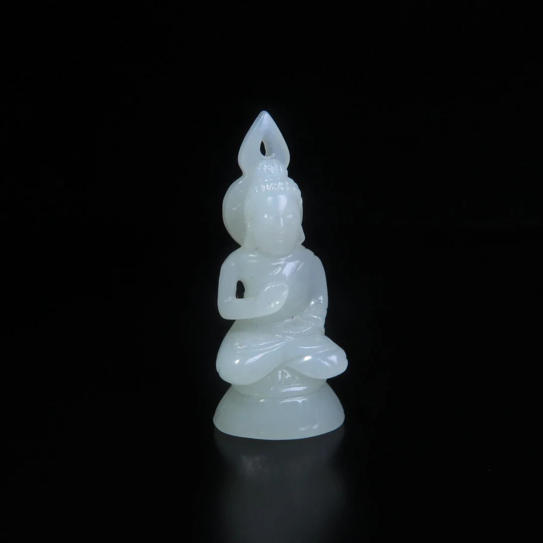 民国随身玉佛挂件/MZ616602/和田玉/民族文物