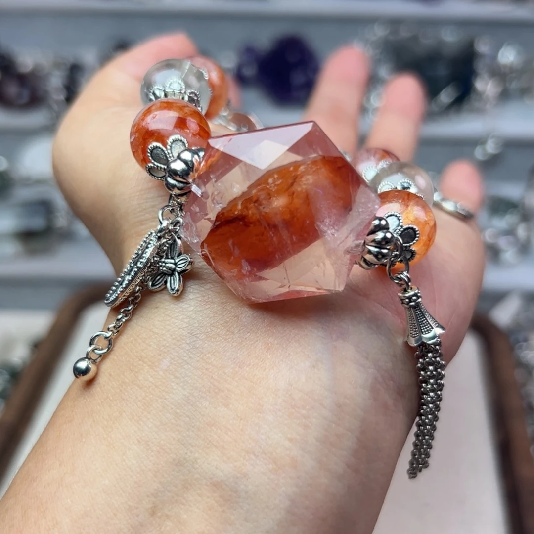 水晶手链合金月**✨手串