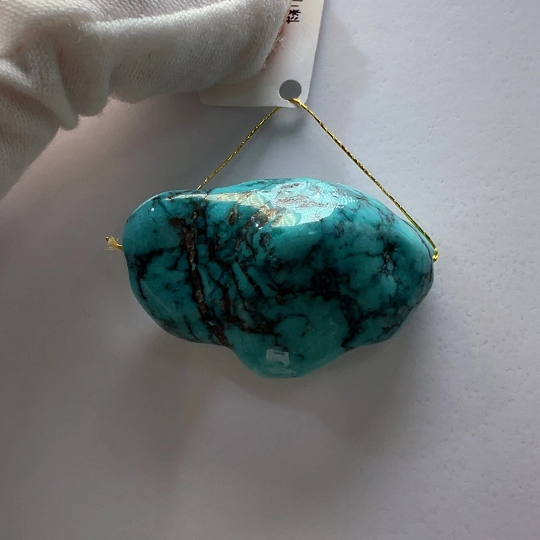 绿松石未镶嵌挂件